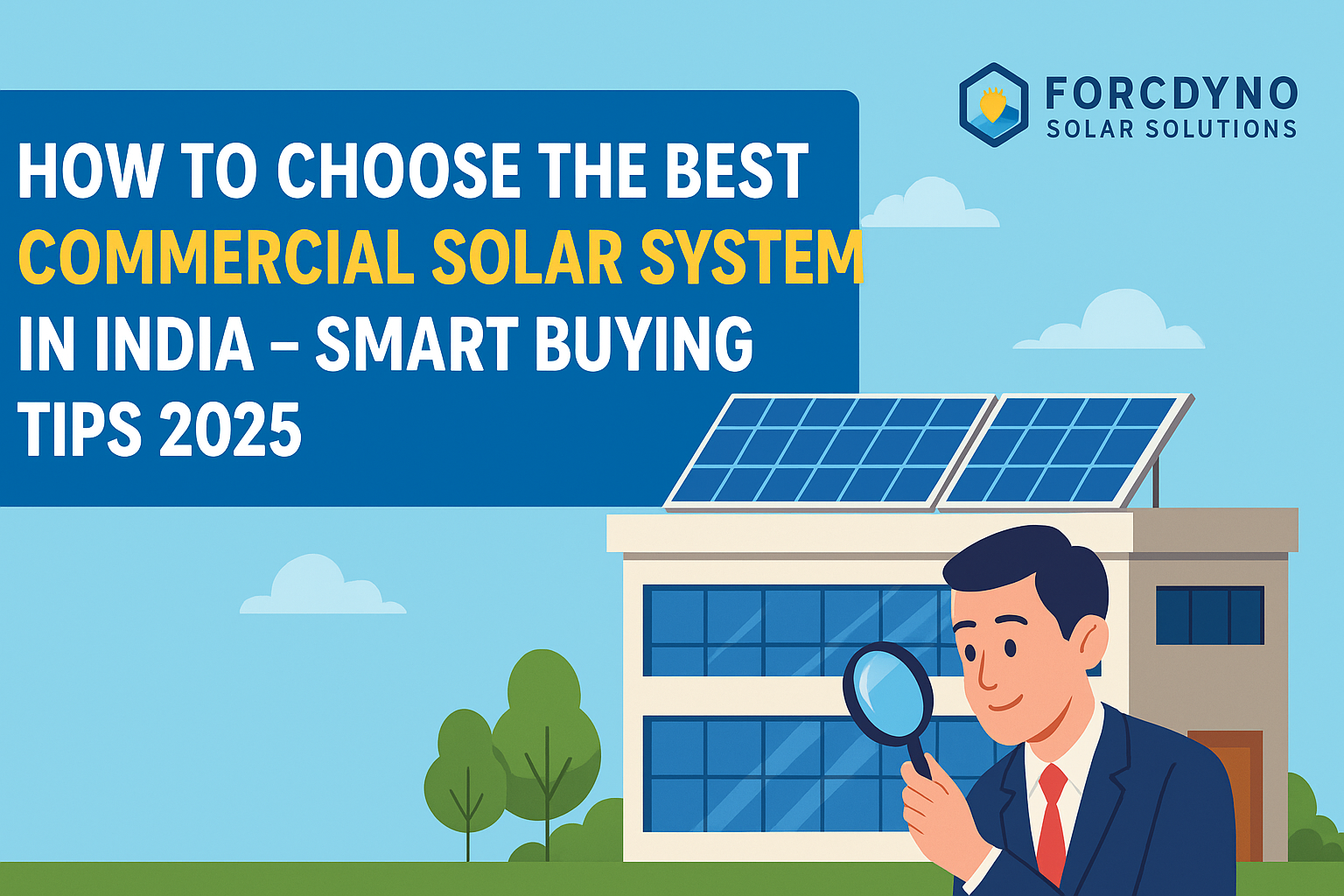 How to Choose the Best Commercial Solar System in India – Smart Buying Tips 2025