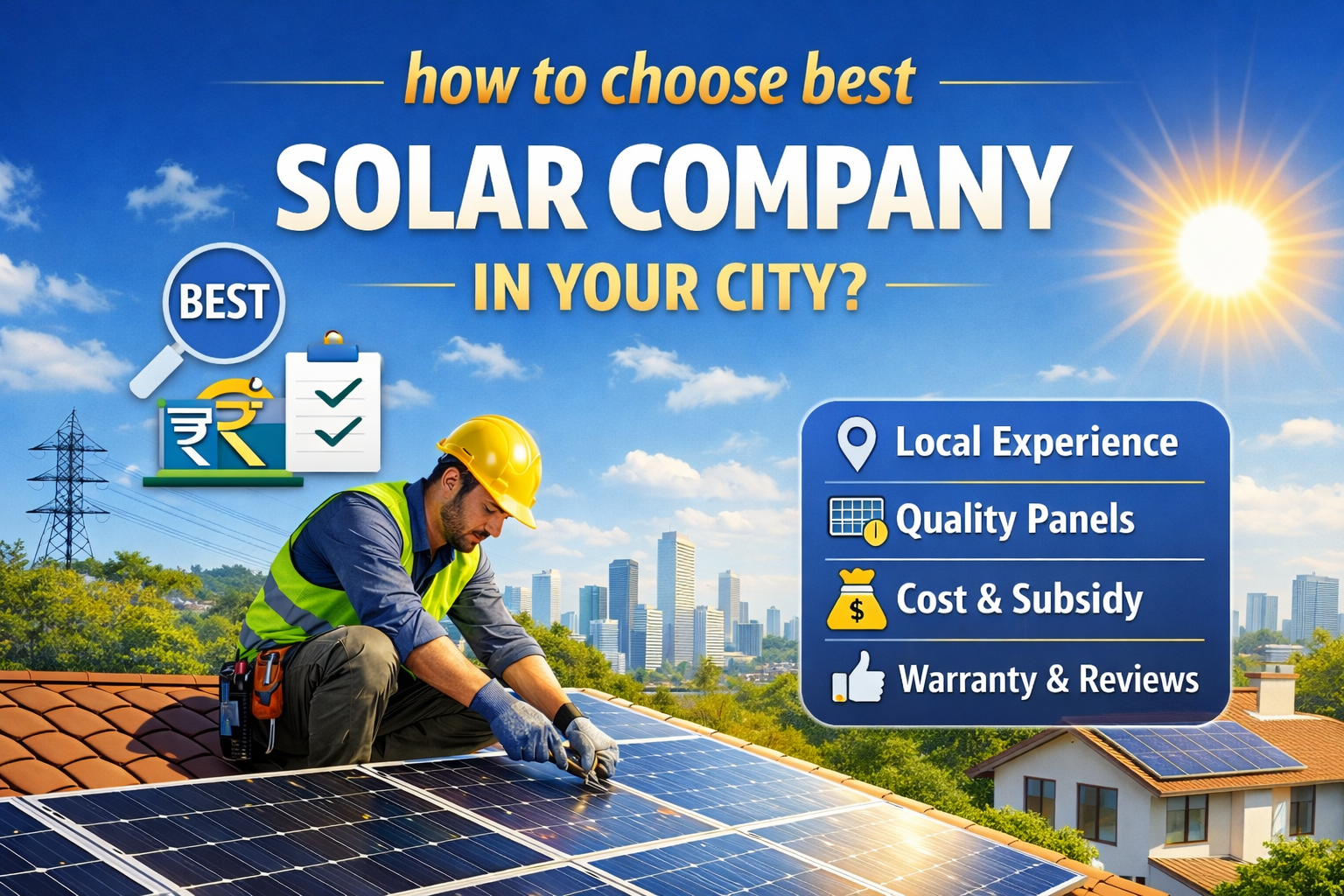 Solar Installers Near Me: How to Choose the Best Solar Company in Your City (2025 Guide)